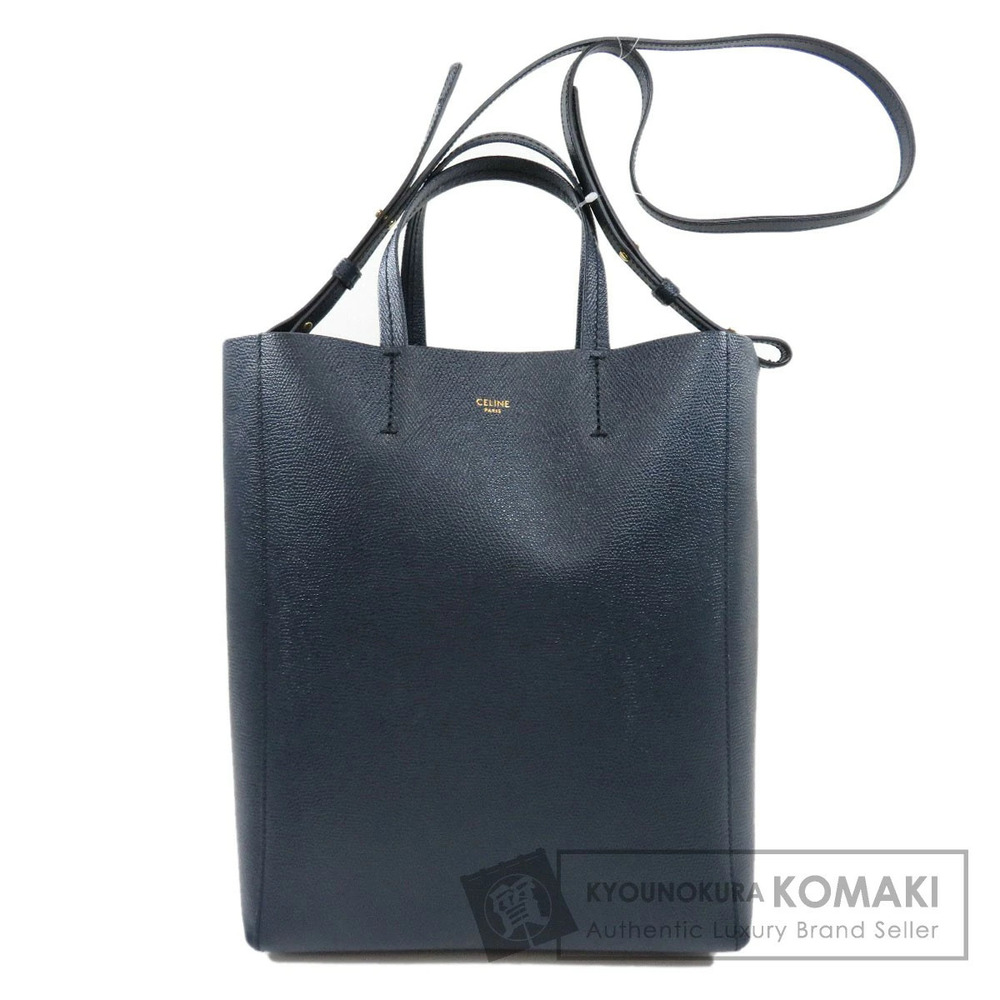 Celine Vertical Cabas Tote Bag Calfskin Black